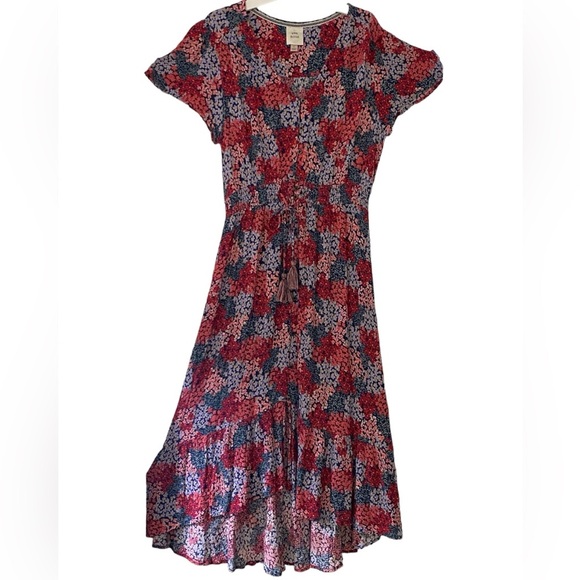 Knox Rose Dresses & Skirts - Knox Rose Maxi, Button Down Tiered Hem, Boho, Cottage Core, Country Western Sz L